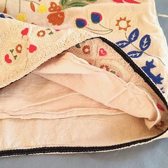 Women’s Umgee Tan Embroidered Fully Lined Mini Skirt /Size M - Picture 5 of 11